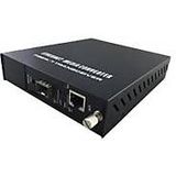 LevelOne FVM-1000 netwerk media converter 100 Mbit/s Zwart