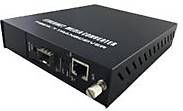 LevelOne FVM-1000 netwerk media converter 100 Mbit/s Zwart