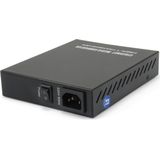 Level One - Gvm-1000 - Glasvezel Mediaconverter - Zwart - Gigabit Ethernet