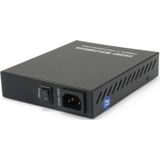 LevelOne GVM-1101 1000Mbit/s 850nm Multimode Zwart netwerk media converter