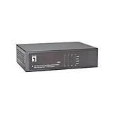 Levelone FEP-0511 Fast Ethernet PoE Network Switch [5-Port 10/100Mbps, 4x 802.3at PoE+ 65W, Black]