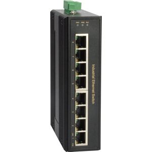 LevelOne IGP-0801 netwerk-switch Unmanaged Gigabit Ethernet (10/100/1000) Power over Ethernet (PoE) Zwart