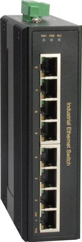 LevelOne IGP-0802 netwerk-switch Unmanaged Gigabit Ethernet (10/100/1000) Power over Ethernet (PoE) Zwart