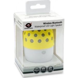 Conceptronic CSPKBTWPHLY Draagbare & party speaker Wit, Geel 3 W