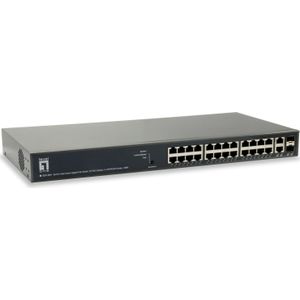 Level One GEP-2651 netwerk-switch Managed L3 Gigabit Ethernet (10/100/1000) Power over Ethernet (PoE) Zwart