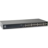 LevelOne GEP-2681 netwerk-switch Managed L3 Gigabit Ethernet (10/100/1000) Power over Ethernet (PoE) Zwart