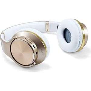 Conceptronic Bluetooth koptelefoonluidspreker (6 h, Bedraad), Koptelefoon, Goud