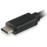 equip USB 3.0 C MALE TO A Adapterkabel Adapter Digitaal / Data-adapter 0,15 m Zwart - zwart 133455