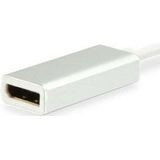 Equip 133458 USB type C – DisplayPort White Cable Interface/Gender Adapter Kabel Interface/Gender Adapter (USB Type C, DisplayPort, stekker/bus, 0,15 m, wit)