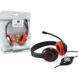 Conceptronic CCHATSTARU2R Hoofdtelefoon/Headset USB Type-A Rood