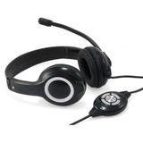 Conceptronic CCHATSTARU2B Hoofdtelefoon/Headset USB Type-A Zwart, Rood