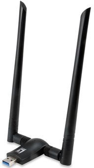 LevelOne - WUA-1810E - Netwerkadapter - Zwart - USB - AC1200 Dual Band