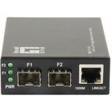 LevelOne GVT-2011 netwerk media converter 1000 Mbit/s Grijs