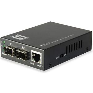 LevelOne GVT-2011 netwerk media converter 1000 Mbit/s Grijs