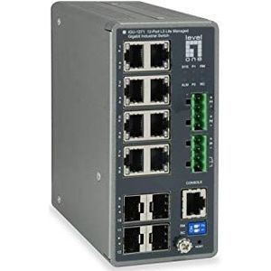 LevelOne IGU-1271 netwerk-switch Managed L3 Gigabit Ethernet (10/100/1000) Grijs