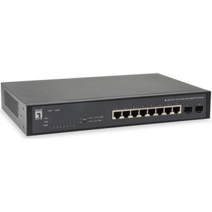LevelOne GEP-1051 netwerk-switch Managed L2/L3/L4 Gigabit Ethernet (10/100/1000) Power over Ethernet (PoE) Zwart