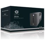 Conceptronic ZEUS02ES UPS Line-interactive 0,85 kVA 480 W 2 AC-uitgang(en)