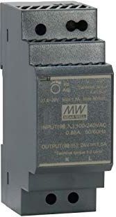 LevelOne ind. Voeding POW-2411 24VDC DIN rail (30 W), PC-voedingseenheid, Zwart