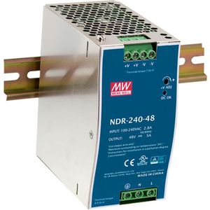 Levelone POW-4851 Industrial Power Supply [48VDC,240W, DIN-Rail, PoE Ready,Short Circuit, Overload]
