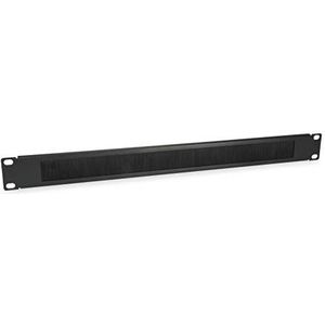 Equip 48, 30 cm (19 inch) 1HE kabeldoorvoer met borstelinzet zwart (327413)