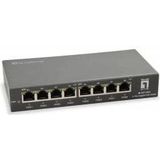 LevelOne GEP-0823 netwerk-switch Gigabit Ethernet (10/100/1000) Power over Ethernet (PoE) Zwart