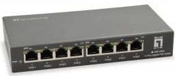 LevelOne GEP-0823 netwerk-switch Gigabit Ethernet (10/100/1000) Power over Ethernet (PoE) Zwart