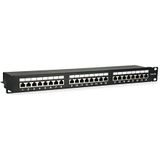 Equip Patchpanel 24x RJ45 Cat5e 19 1HE zwart