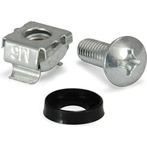 Schroefset - M6 - Kooimoer en Sluitring - Schroeflengte 16mm