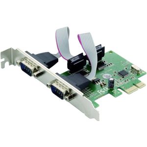 Digital data communication Conceptronic Serielle 2-Port PCI-Express-Ka