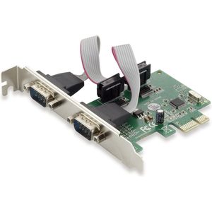 Conceptronic SRC01G 2 poorten Seriële interfacekaart PCI-Express, Serieel (9-pol.) PCIe