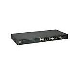 LevelOne 24x Ethernet, 2x SFP, PoE L2 Buffer, AC, 50/60 Hz (26 Havens), Netwerkschakelaar, Zwart