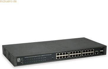 LevelOne GEP-2652 netwerk-switch Managed L2 Gigabit Ethernet (10/100/1000) Power over Ethernet (PoE) Grijs