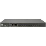 LevelOne GTL-2091 Managed L3 Gigabit Ethernet (10/100/1000) Grijs