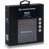 Conceptronic - Bian - Slimme ID-kaartlezer - Zwart - USB 2.0