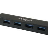 Equip - 128953 - Hub - Zwart - Kunststof - USB 3.2 Gen 1