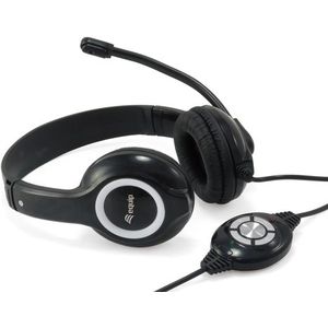 Koptelefoon - USB - Stereo - Zwart - 2 Meter Kabel