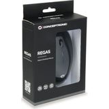 Conceptronic - Regas - Muis - Zwart - Bedraad