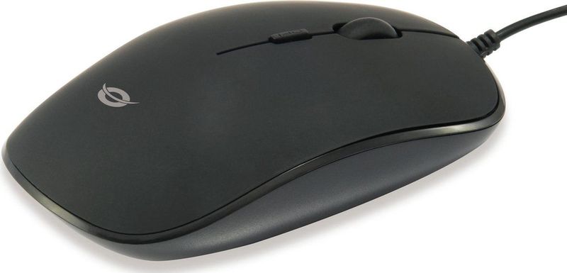 Conceptronic - Regas - Muis - Zwart - Bedraad