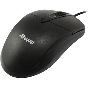 Equip Optische Tafelmuis Muis, Kabel, Zwart