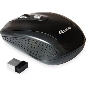 Equip 245104 muis Reizen Ambidextrous RF Draadloos Optisch 1600 DPI