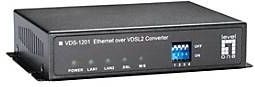 LevelOne VDS-1201 netwerk media converter 100 Mbit/s Zwart