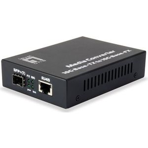 LevelOne GVT-0500 netwerk media converter 10000 Mbit/s Zwart