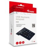 Equip 245205 numeriek toetsenbord Universeel USB Zwart