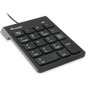 Equip 245205 numeriek toetsenbord Universeel USB Zwart