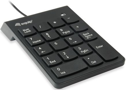 Equip 245205 numeriek toetsenbord Universeel USB Zwart