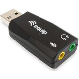 equip - USB Audio Adapter - Geluidskaart - Zwart - USB 2.0