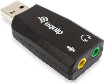 equip - USB Audio Adapter - Geluidskaart - Zwart - USB 2.0