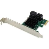 Conceptronic - EMRICK - 4-poorts SATA PCIe-adapter - Storage controller