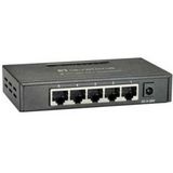 LevelOne GEU-0523 netwerk-switch Unmanaged Gigabit Ethernet (10/100/1000) Zwart