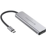 Conceptronic DONN02G laptop dock & poortreplicator USB 3.2 Gen 1 (3.1 Gen 1) Type-C Aluminium